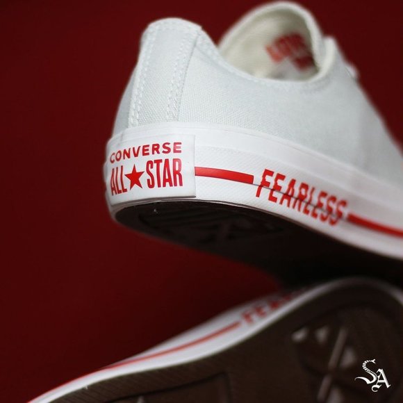 EW Converse Ox Love Fearlessly Casual Sneakers - Picture 4 of 16